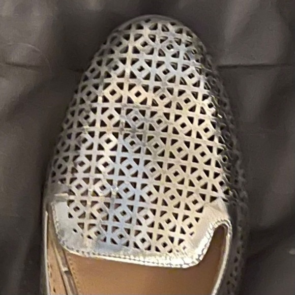 J. CREW Silver Metallic Flats - Picture 3 of 7